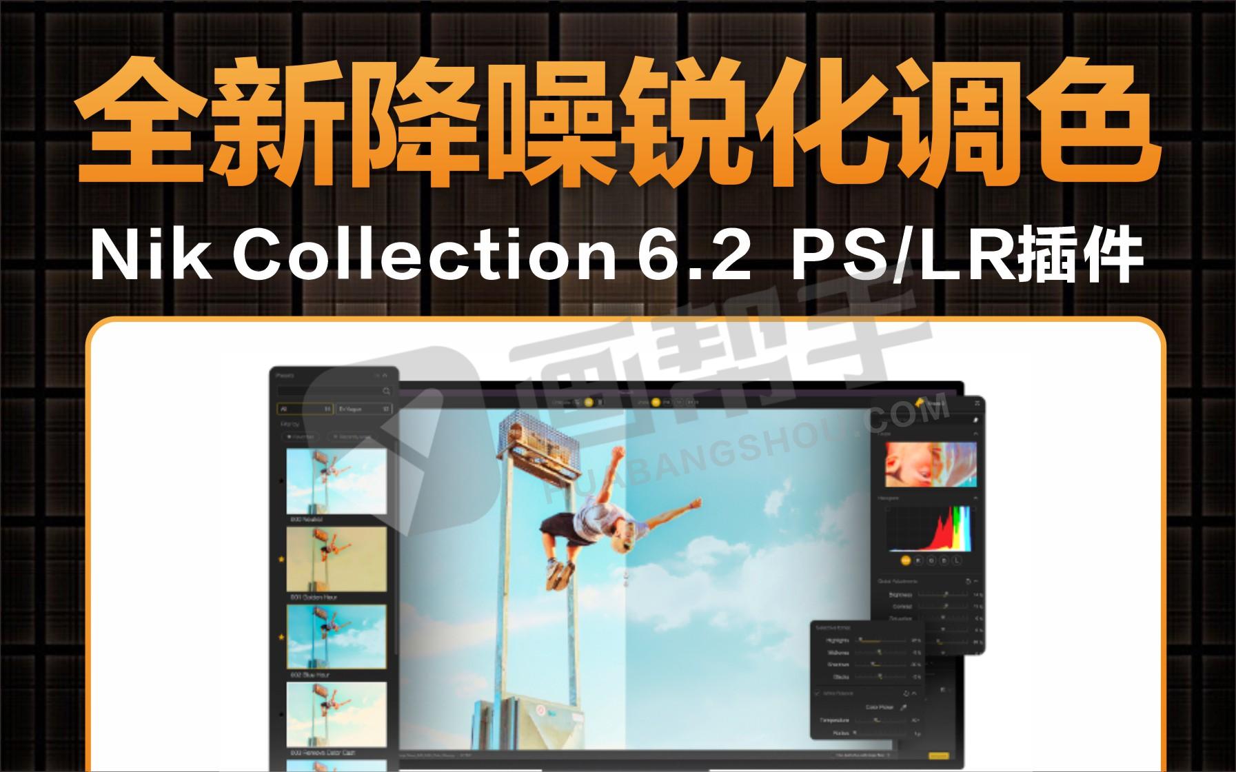 PS/LR插件 Nik Collection 6.2全新版Nik降噪锐化调色